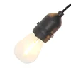 New Outdoor Decorative E26/E27 Hanging Socket LED Outdoor WIFI Smart String Lights