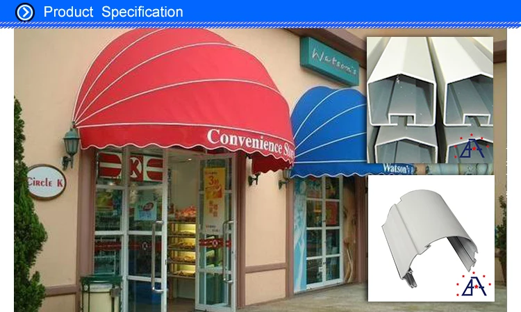 High Quality Manual Retractable Awning Garden Deck Sunshade Shelter