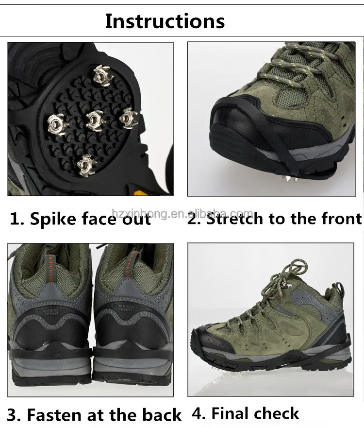 Stainless Steel Antiskid Hiking Shoe Crampon Xh0419 Buy Antiskid