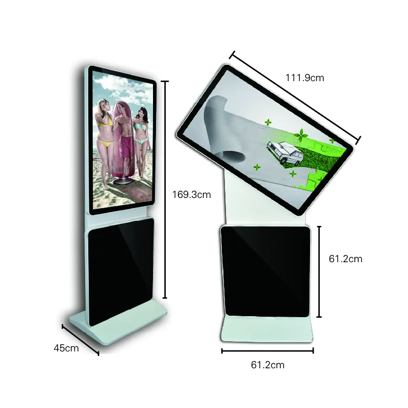 42 Inch Rotable Touch PC All in One Digital Signage Lcd Ad Player