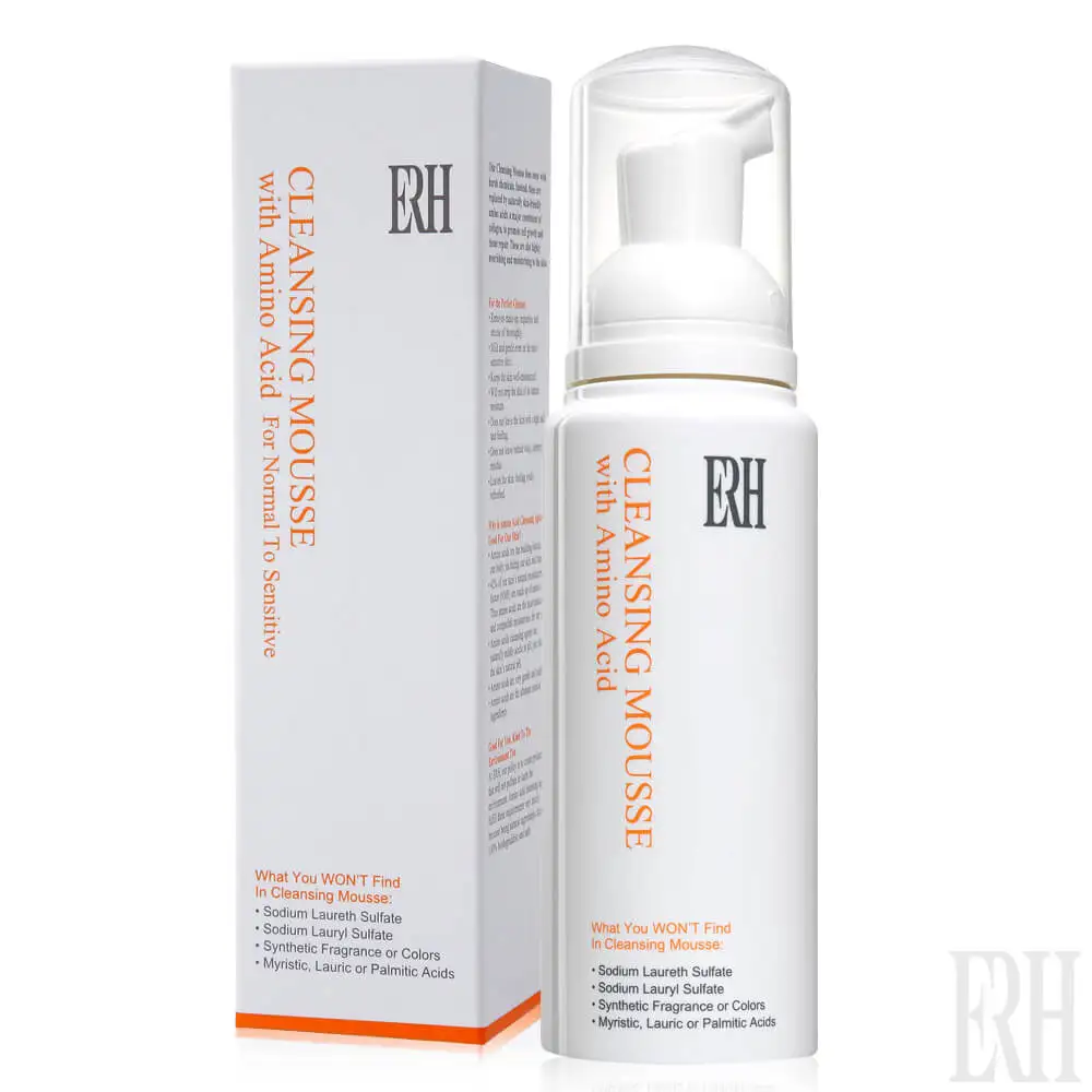 
ERH Natural eyelash extension facial foam cleanser 