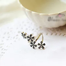 Fashion personality four small plum cute retro flower ring ring jewelry wholesale