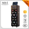 12 inch LED screen & MP5 & CD/DVD player speaker 12" Portable trolley Hot Sale Speaker With Karaoke Function