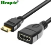 Mini HDMI Male to HDMI Female Adapter Cable Convertor 1080P