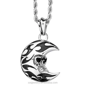 2019 new arrival moon shape stainless steel material jewelry supplies