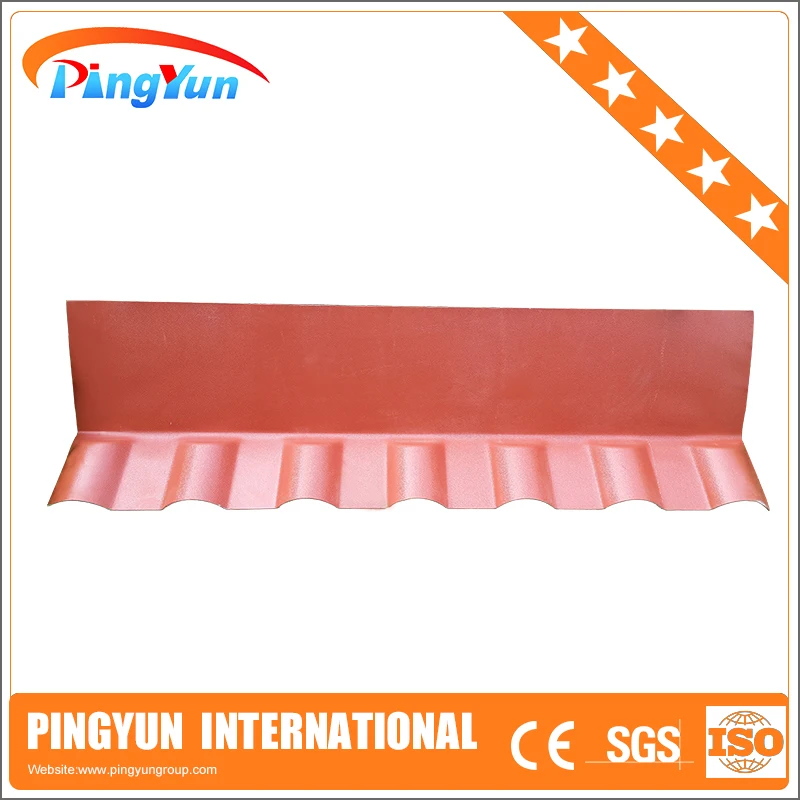 Asa+pvc Roofing Tile Accessories/high Quality Ridge Cap/pvc Roof Tilg