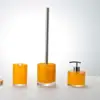 Polyester Resin yellow bathroom wares,bathroom soap box