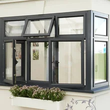 Janela e porta de Uganda janelas com vidros duplos