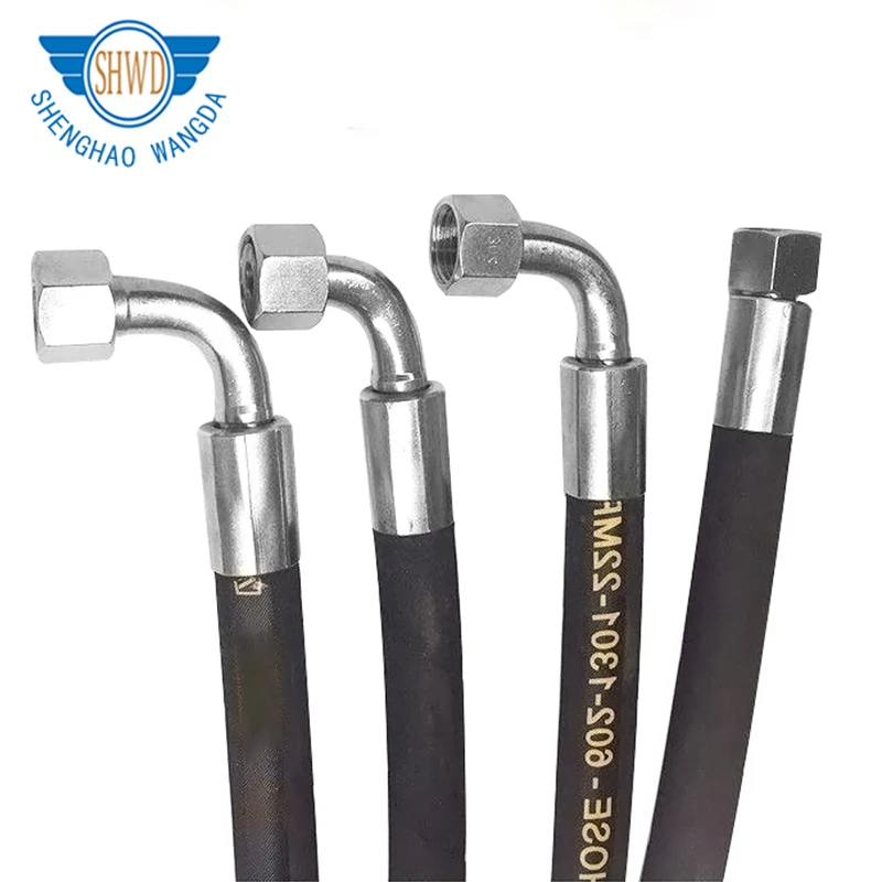 Metric/ Bsp/ Jic/ Npt Thread High Pressure Hydraulic Hose Fittings