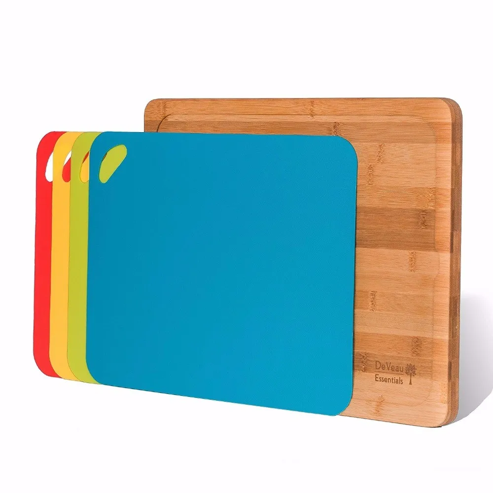 New Products Reversible Bamboo Cutting Board Flexible Cutting Mat Buy