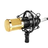 F-800 Professional Condenser Sound Recording Microphone with Shock Mount for Studio Radio Broadcasting & Live Broardcast