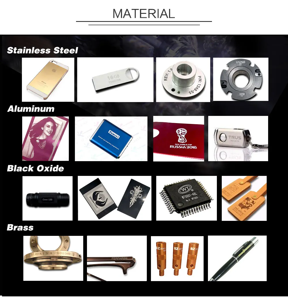 20w fiber laser marking machine jewelry metal laser engraving machine  for stainless steel metal lase