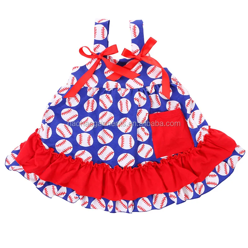 Wholesale Newborn Baby Clothes Infants Girl Baseball Swing Top With Ruffle Bloomers Baby Swing Sets Buy Baby Swing Sets Newborn Baby Clothes Baby