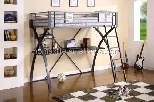 Muebles Para El Hogar Completo Sobre La Reina Cama Litera De Metal Bd