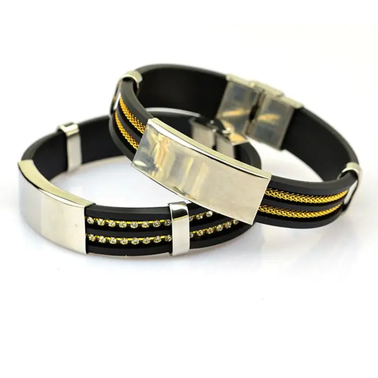 Hot Selling Promotional Custom Cheap Metal Handmade Leather Bracelet ...