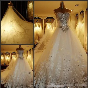 Shiny Wedding Dresses