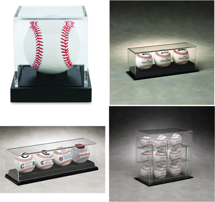 Factory Transparent Plexiglass Sports Memorabilia Display Cases,Custom