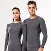 Fitness men and female running training clothes fit sports wear elastic compress speed drying sports clothing