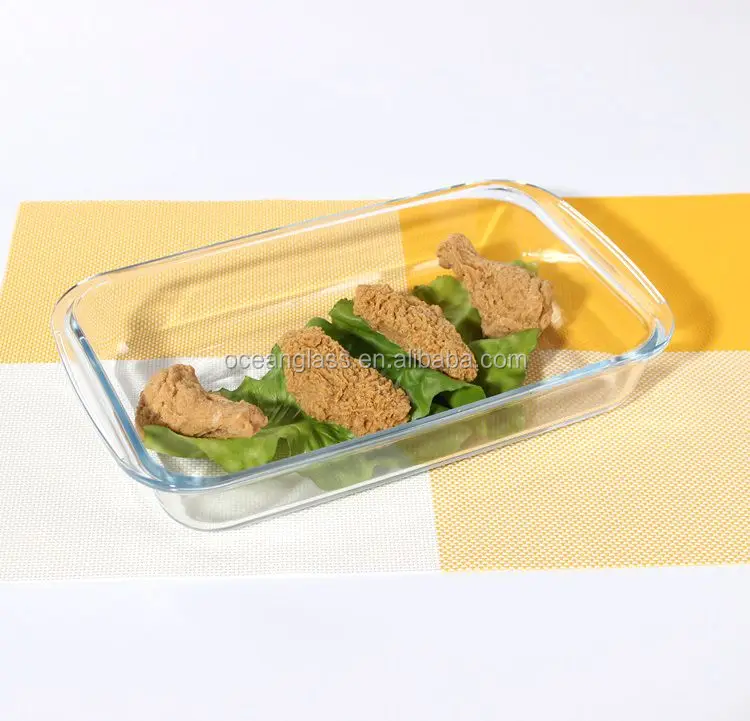 Top Quality High Borosilicate Glass Bakeware Set Wholesale Glass Bake