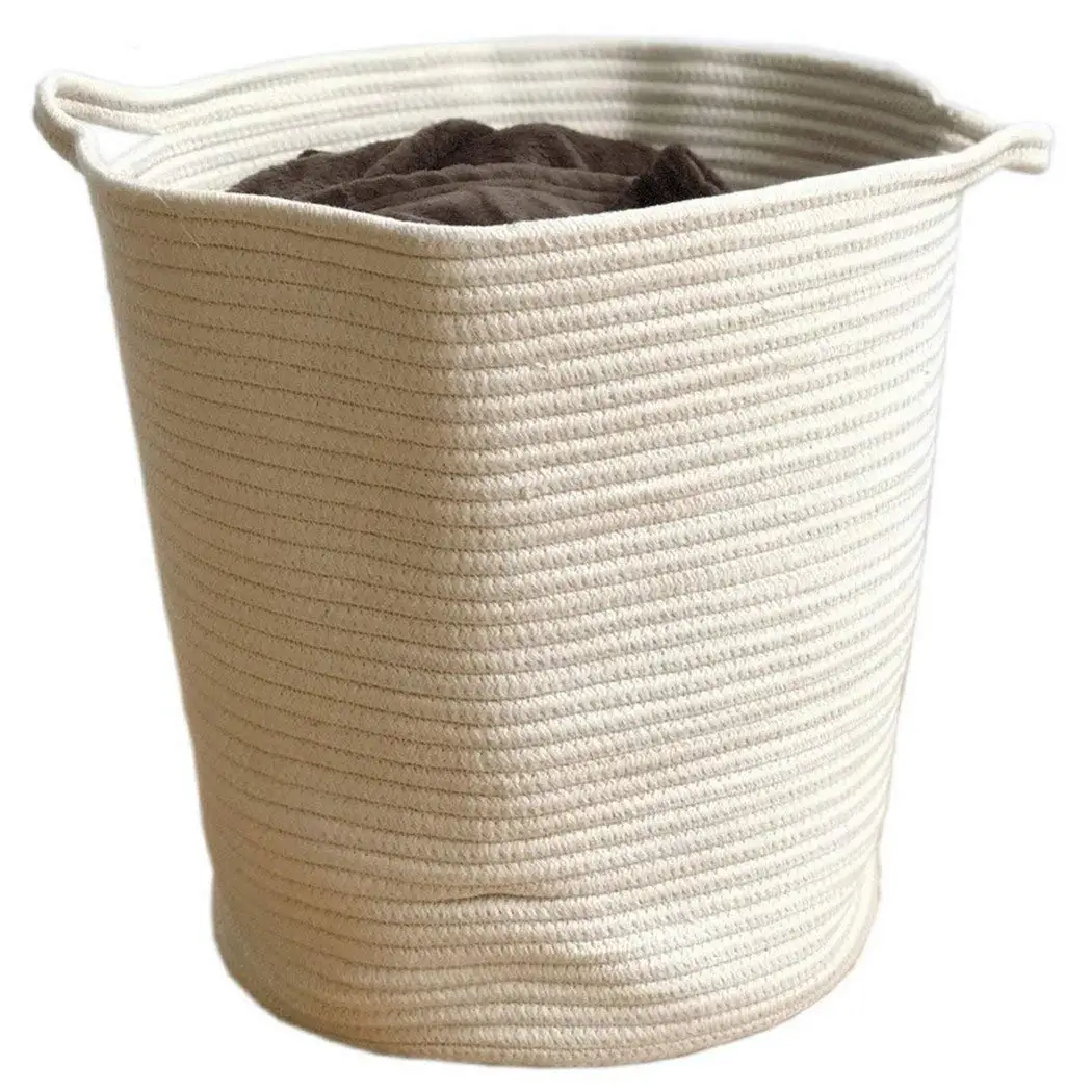 Rope Storage Basket Find Deals On Line At Get Quotations Extra Large Storage Baskets Woven Nursery Basket For Kids Toys Diaper Cotton Rope Laundry