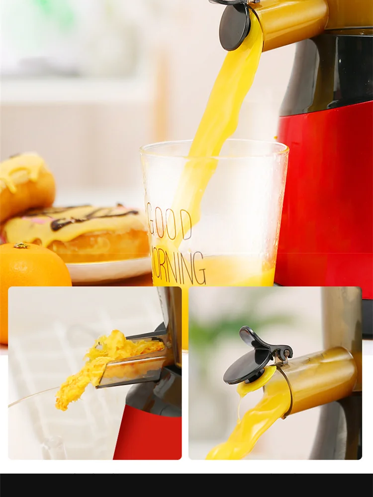 Extracteur De Jus Lent électrique AOBOSI | Presse-agrumes Multifonction, Compact, 2 Tasses Incluses