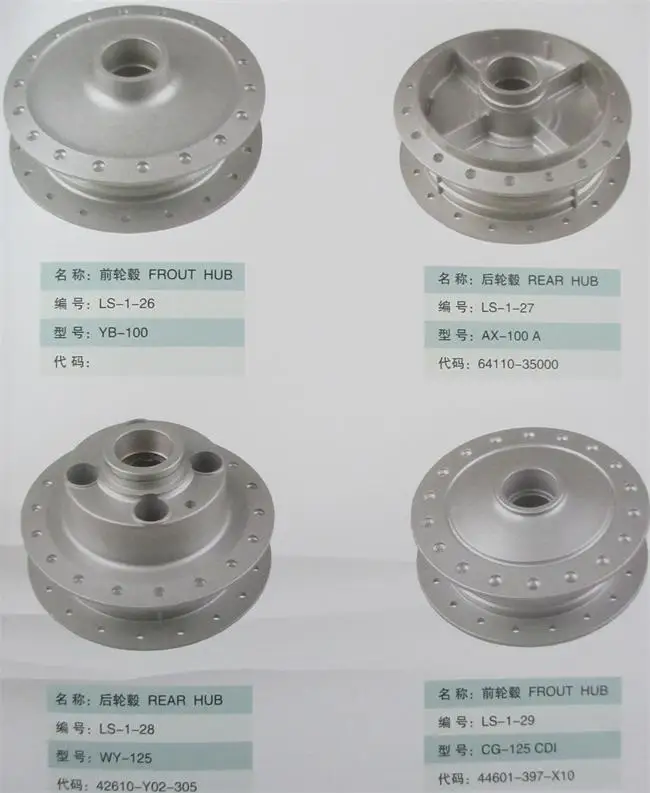 Facttory price NOUVO front motorcycle wheel hub