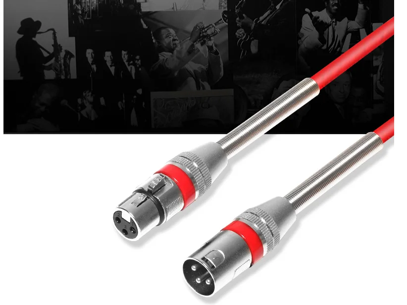 2.5m Xlr 3pin Microphone Cable Male To Female Mic Microphone Extend