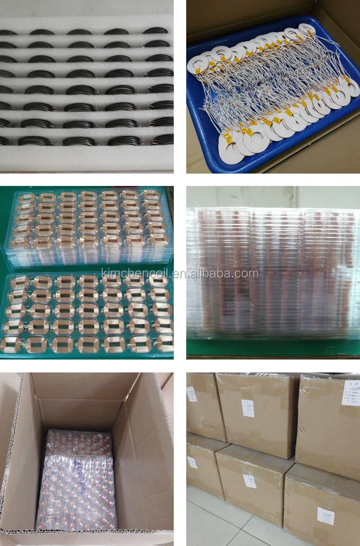 Copper Air Charger coil Wireless Charger Coil with Ferrite Core