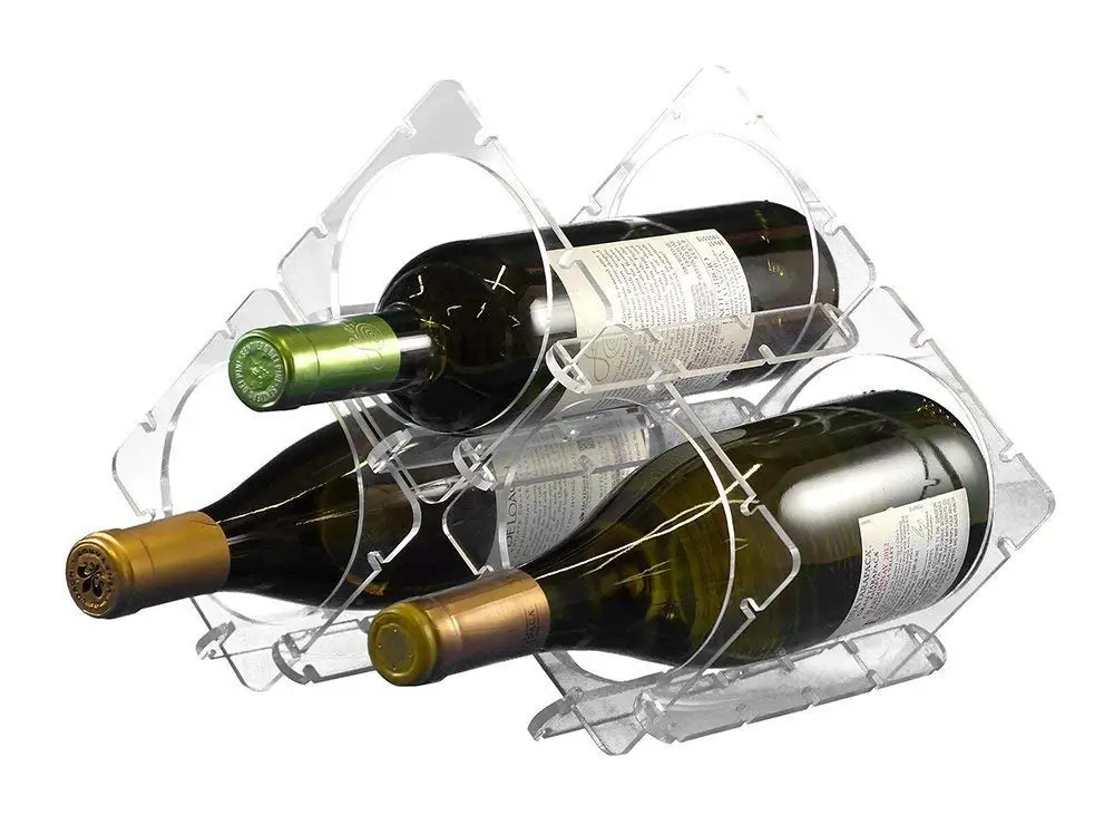 Acrylic Wine Bottle Storage Rack Acrylic Wine Stopper Holder Display
