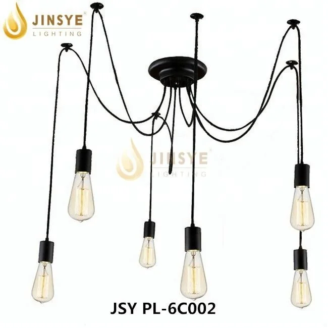 3/5/8/10 Lampholder US/EU-plug pendant lights spider lamp