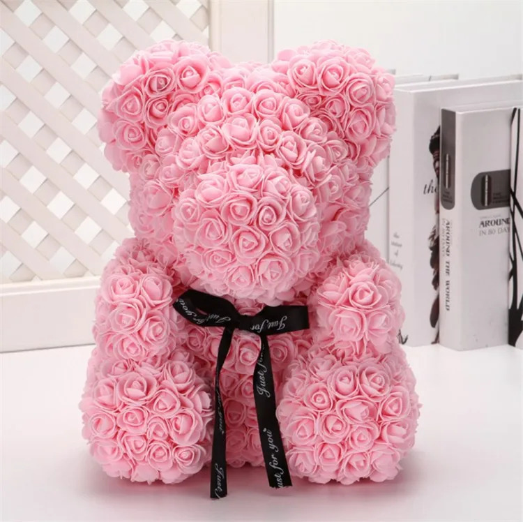 floral foam teddy bear