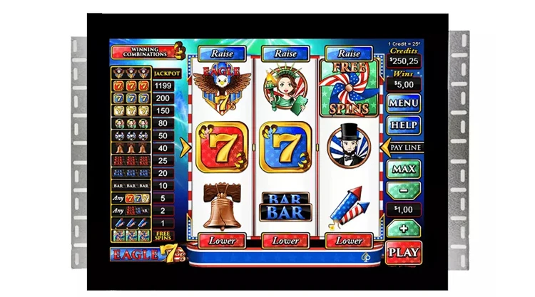 17 inch POG WMS game monitor for game machine casino