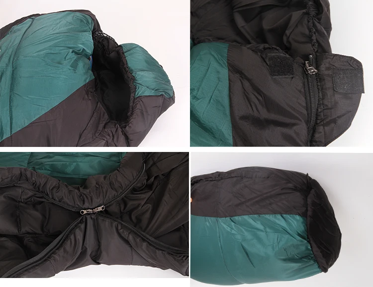 Manufacture custom hollow fiber compact travel sleeping bag