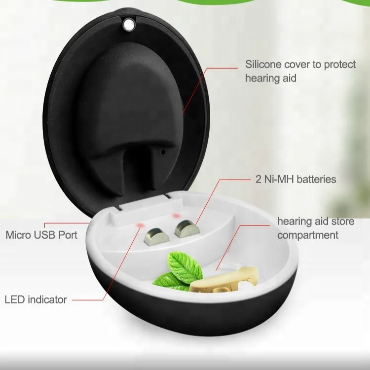 Hearing Aid Battery A13 And Charger ( Two Batteries And One Charger