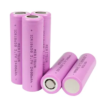 3.7v 2400mah Icr 18650 Lithium Li-ion Rechargeable Lipo Battery - Buy ...