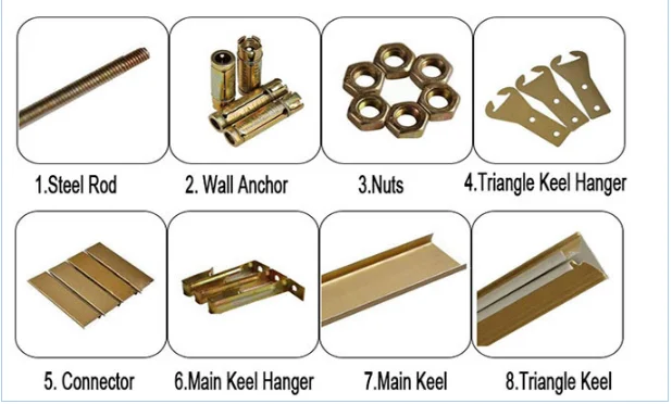 China high quality ceiling aluminum profile ceiling for dispensary
