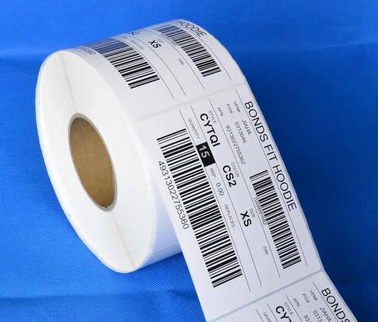 Sticker Roll 250 4" x 6" Zebra 2844 Direct Thermal Shipping LABEL 250 Labels /ROLL