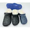 2018 new style Eva clogs winter fur lined slipper garden clogs