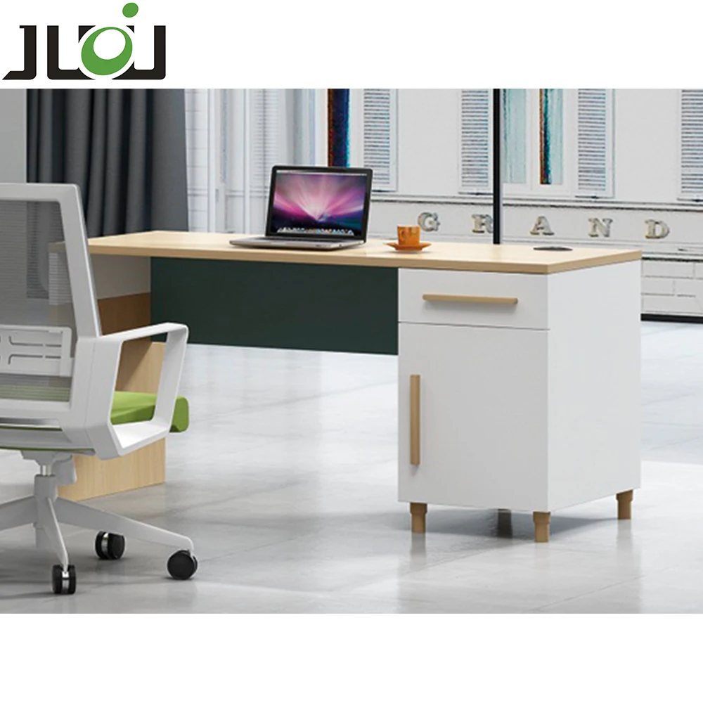 Modern Office Desk Oak Single Desk Office Table Cheap Computer Desk For