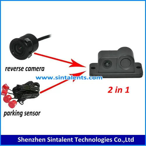Universal parking sensor truck reverse camera