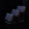 Clear Acrylic 3 tiers Wallet Display Stand Holder Leather Handbag Purse Display Stand Jewelry Stand