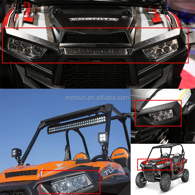 Auto Atv Utv Led Headlight Accessories Led Headlight For 2017 Polaris