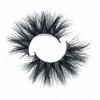 Mink Strip 25MM Eyelashes Big And Full 3D Mink Lashes with custom package