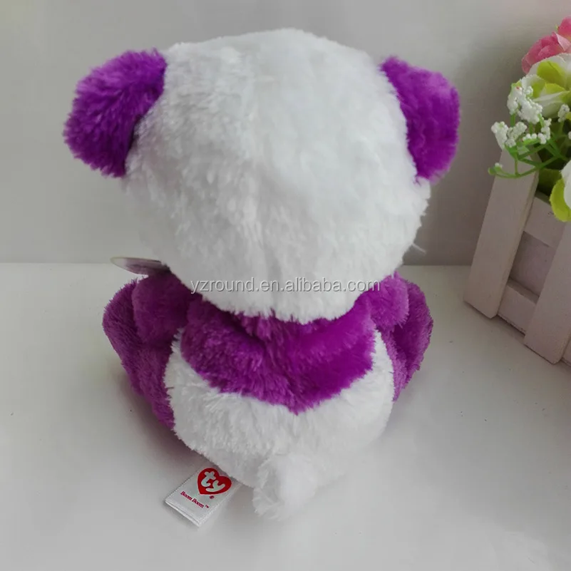 Tyぬいぐるみパープルパンダ大きな目かわいいぬいぐるみぬいぐるみぬいぐるみ Buy ジャイアントパンダぬいぐるみ かわいい脂肪パンダぬいぐるみ パンダボールぬいぐるみ Product On Alibaba Com