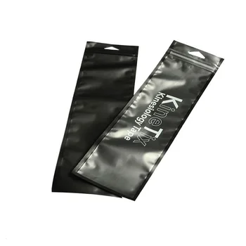 Custom Print Black Matte Ziplock Packaging Bag - Buy Matte Ziplock 