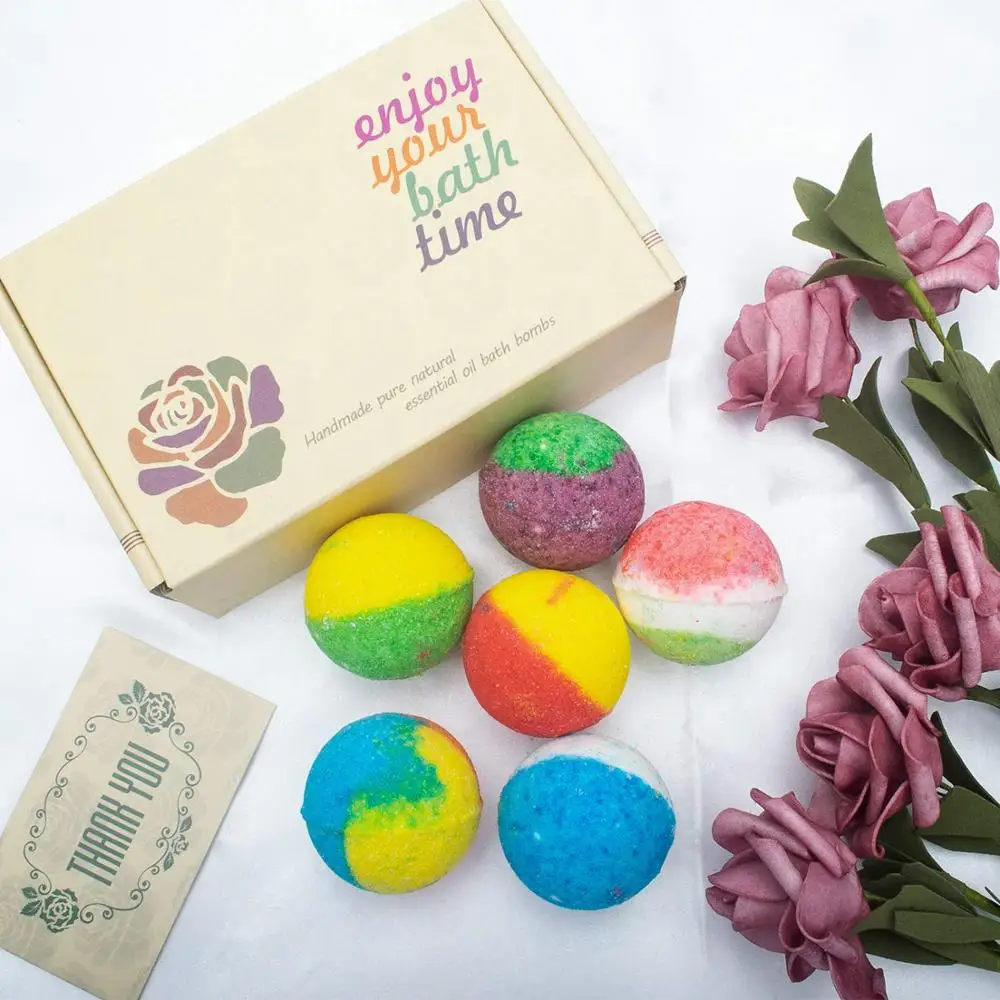 
24 Nurture Organic Bath Bombs Kit ,Best Valentines Gifts For Women, Mom, Girls, Teens, Her & Him! fizzi bath bombs 