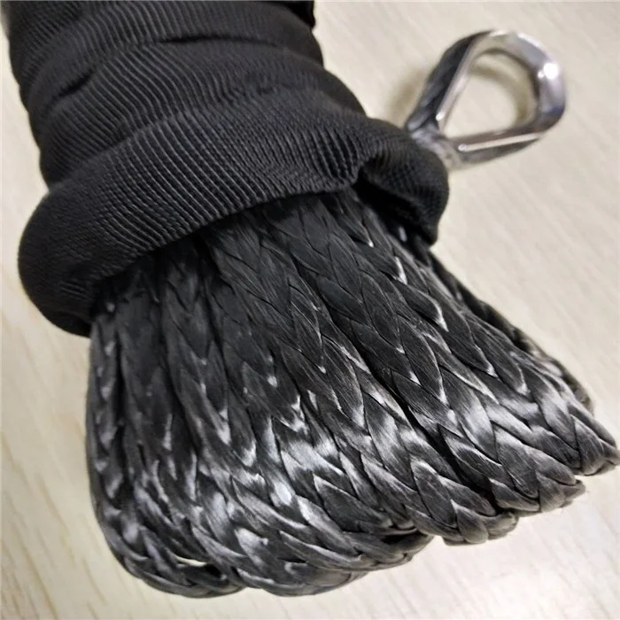 High performance UHMWPE braided rope tow rope lifting rope for winch or sailing