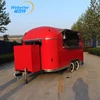 Unique design mobile fast food van trailer street selling for sale