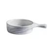 High quality ceramic coating kitchenware marble glazed cheap decorative stoneware bakeware