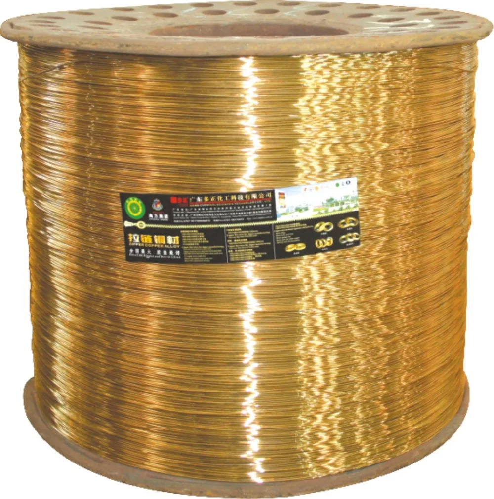 Copper Zipper Brass Wires For Clothes And Bags Buy Copper Zipper